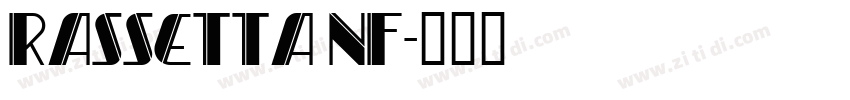 Rassetta NF字体转换